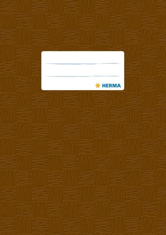 HERMA Heftschoner gedeckt braun DIN A5