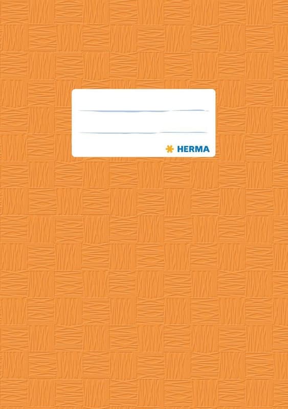 HERMA exercise book cover DIN A5 orange