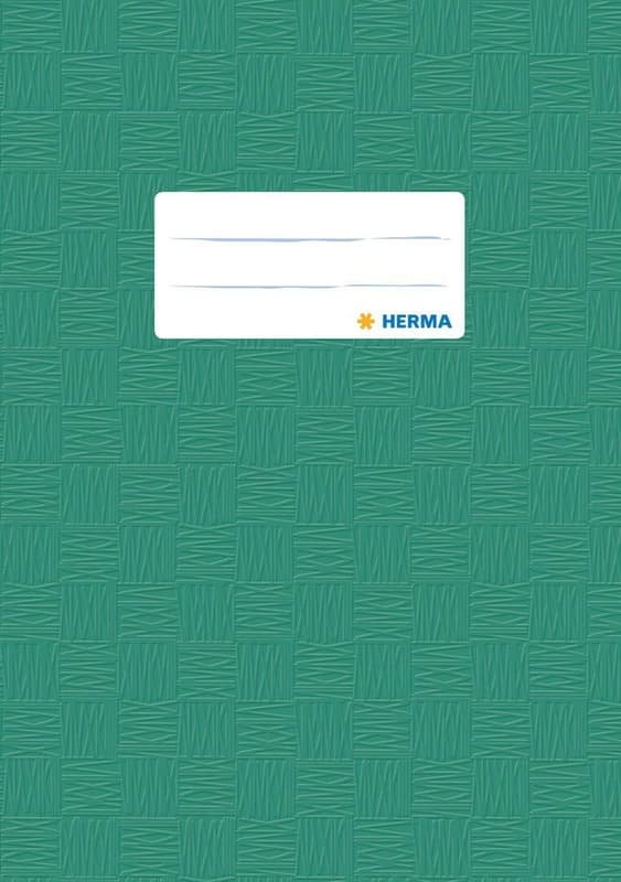 HERMA exercise book cover DIN A5 dark green