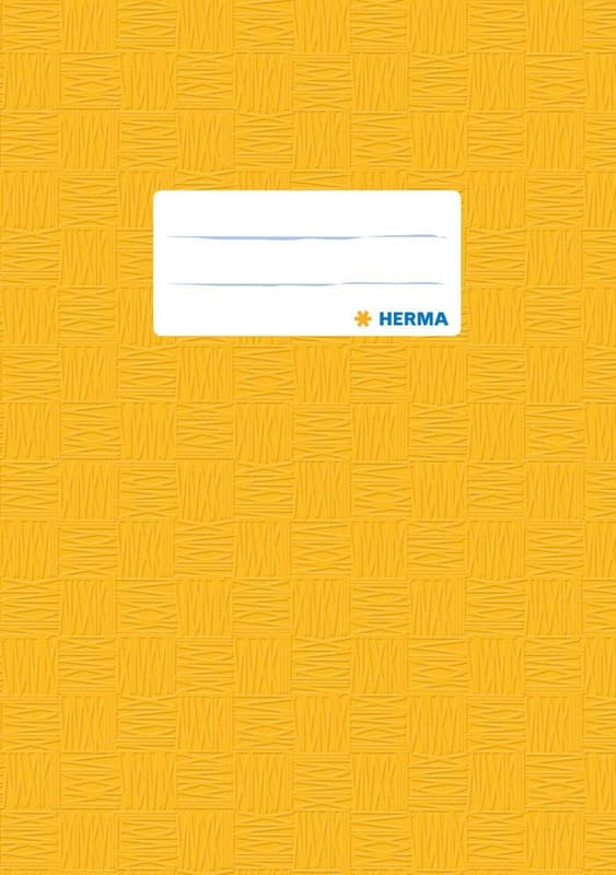 HERMA Heftschoner gedeckt gelb DIN A5