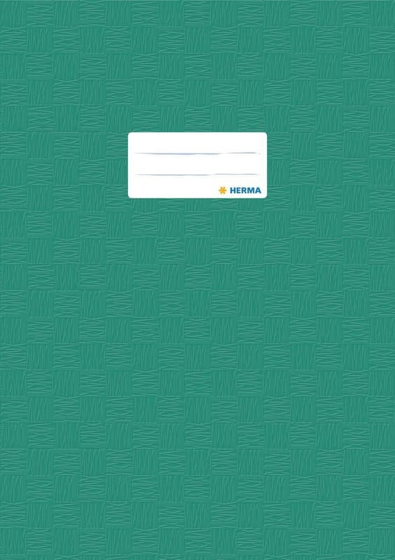 HERMA exercise book cover DIN A4 dark green