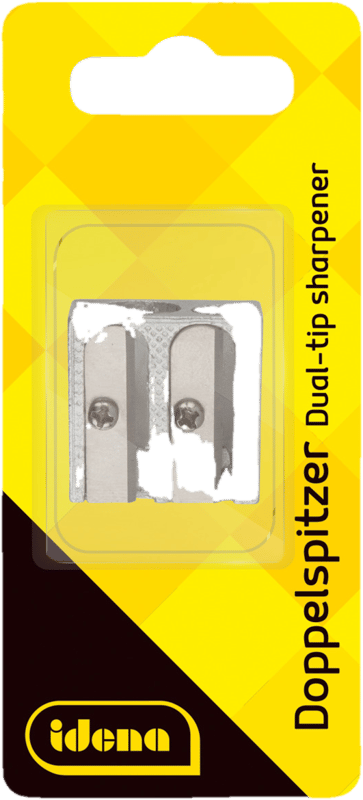 Idena double sharpener metal
