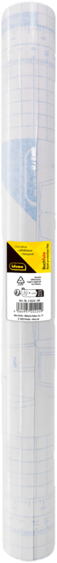 Idena book foil 50µ self-adhesive transparent 3m x 40cm
