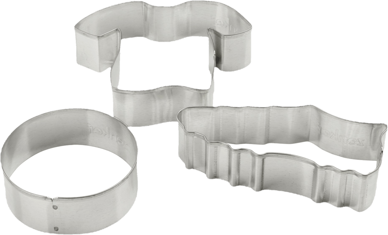 Soccer cookie cutter set