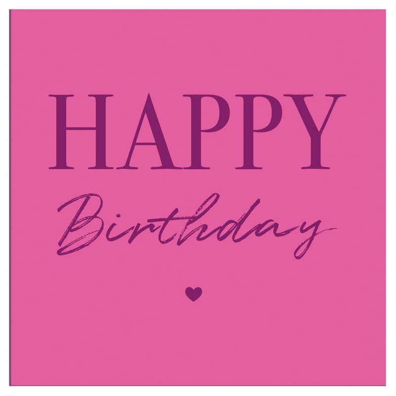 Napkin 25x25 cm "Graphic Birthday, Hydrangea"