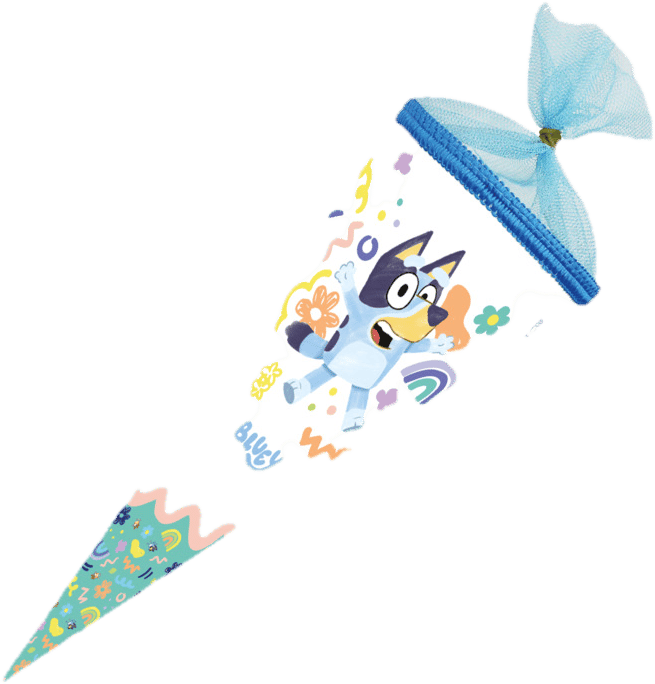 Nestler Schultüte Bluey Bluey 35cm mit Tüllverschluss