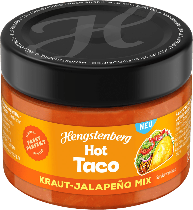 Hengstenberg Hot Taco Kraut-Jalapeno Mix
