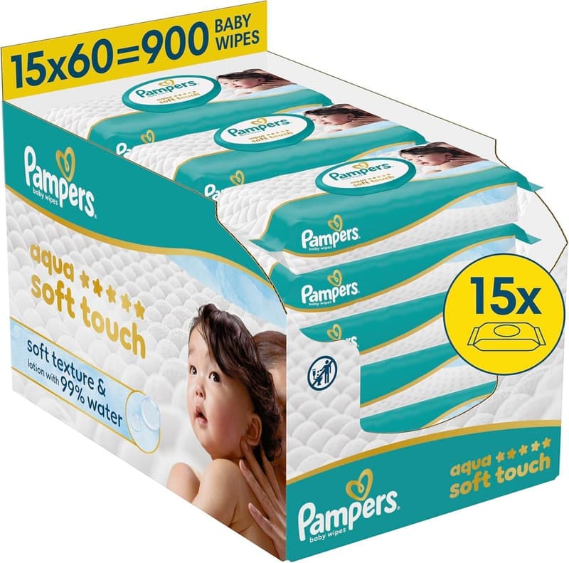 Pampers Feuchttücher 99% water (18X60St)