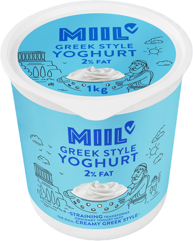 MIIL GREEK STYLE YOGHURT 2% 1kg