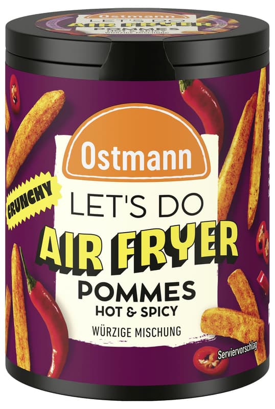 Ostmann Let's Do Airfryer Pommes Hot & Spicy