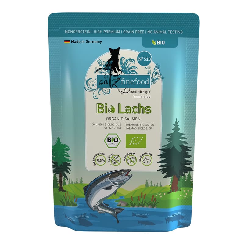 catz finefood ORGANIC No.513 Salmon