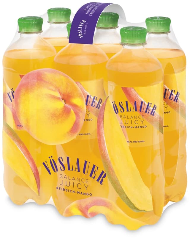 Vöslauer Balance Juicy Pfirsich-Mango 6x0,75 l (EINWEG)