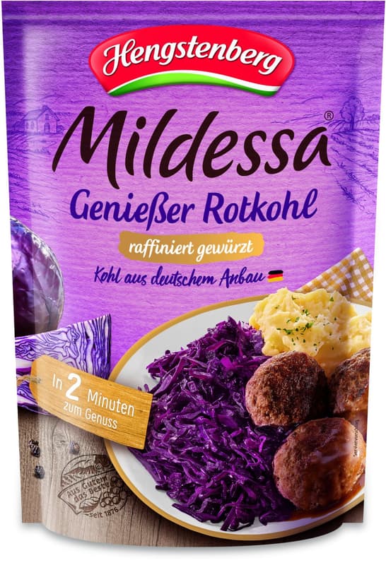 Hengstenberg Mildessa Genießer Rotkohl raffiniert gewürzt