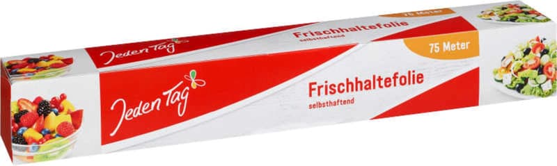 Every day cling film with tear-off saw