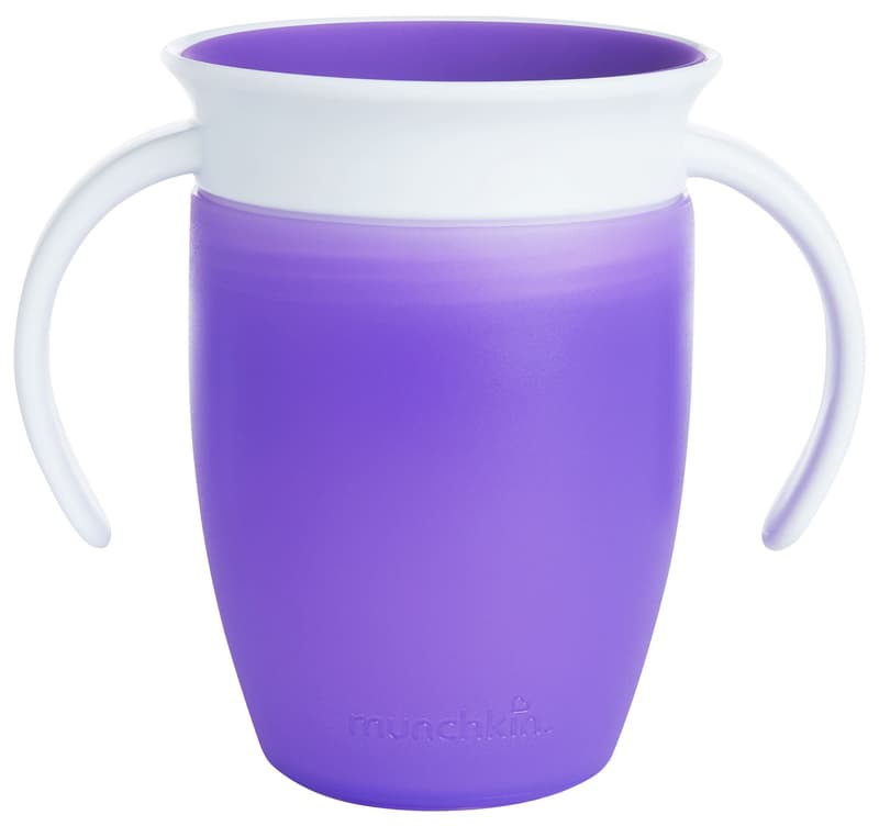 Munchkin 360° Drinking Cup with Handles Purple