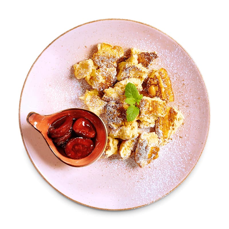 HOFMANNs Kaiserschmarren mit Zwetschkenröster