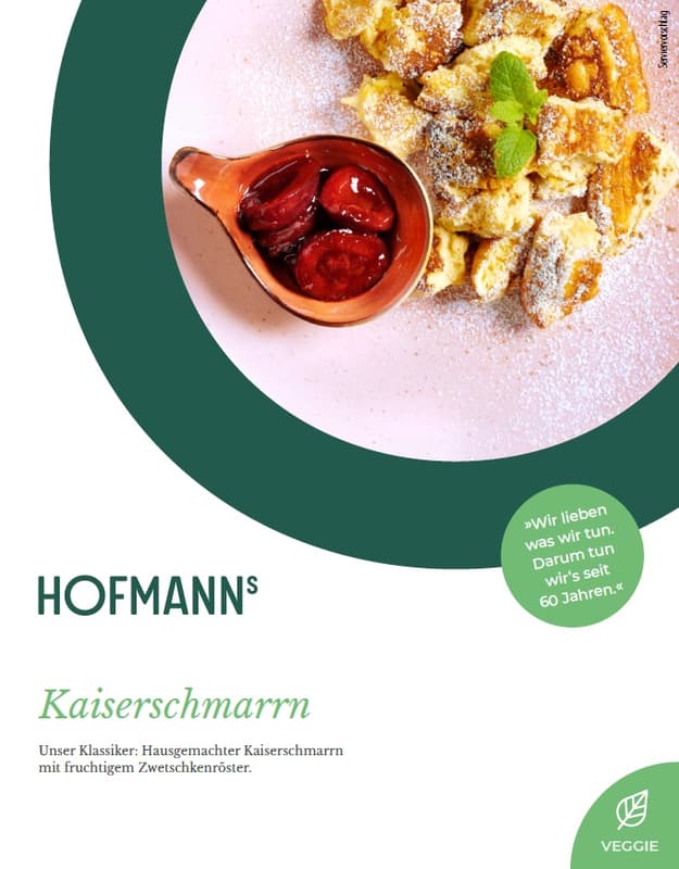 HOFMANNs Kaiserschmarren mit Zwetschkenröster