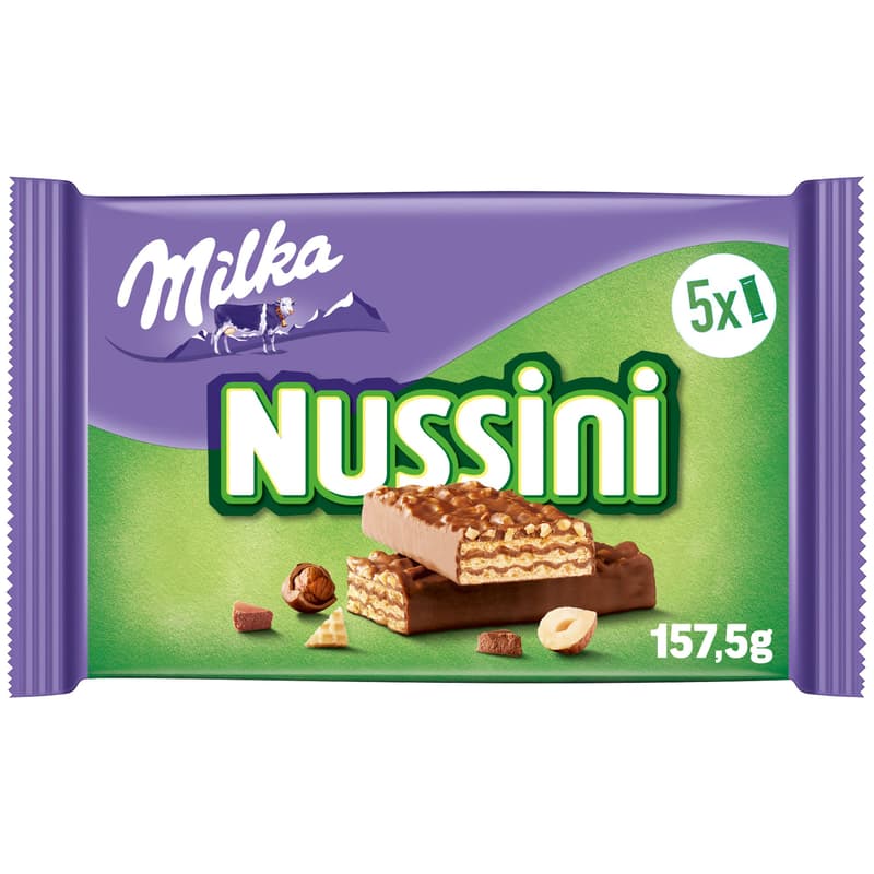 Milka Nussini Riegel 5er