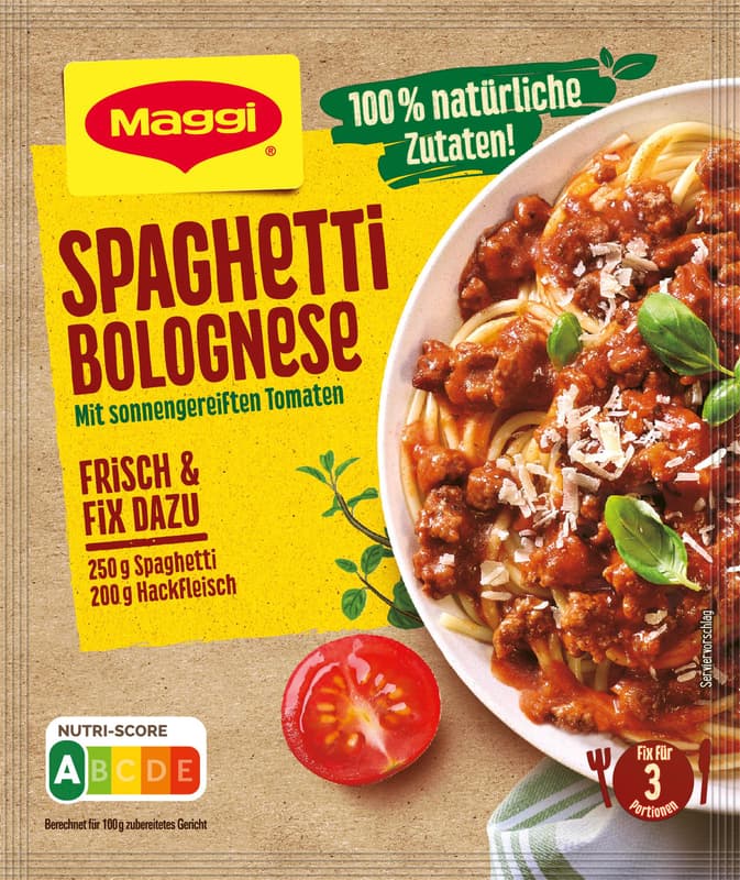 MAGGI Fix für Spaghetti Bolognese