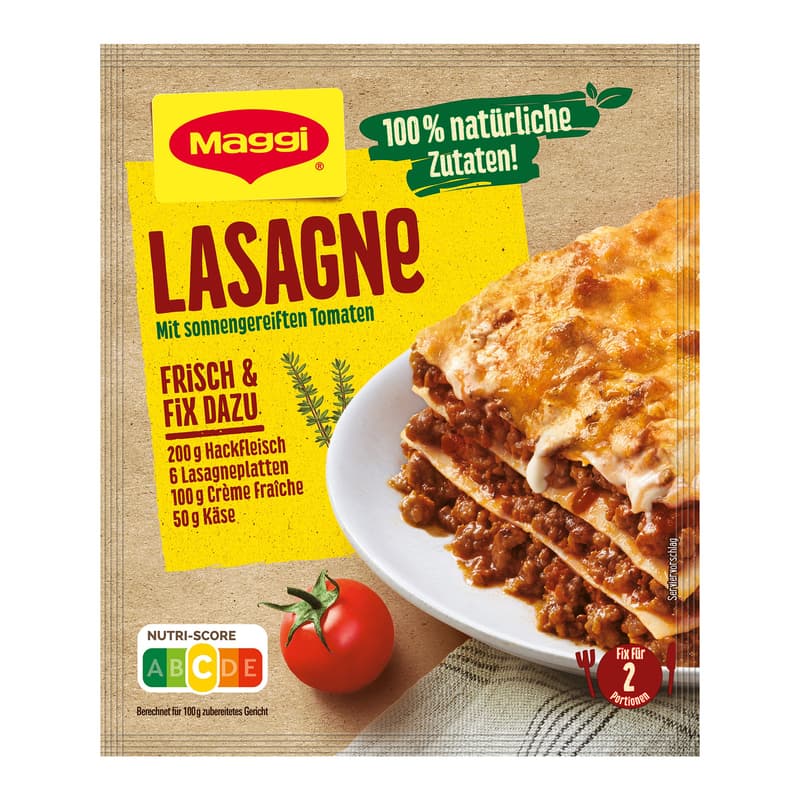 Maggi Fix für Lasagne