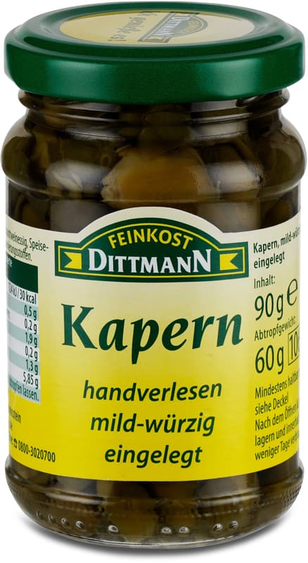 Feinkost Dittmann Kapern mild würzig