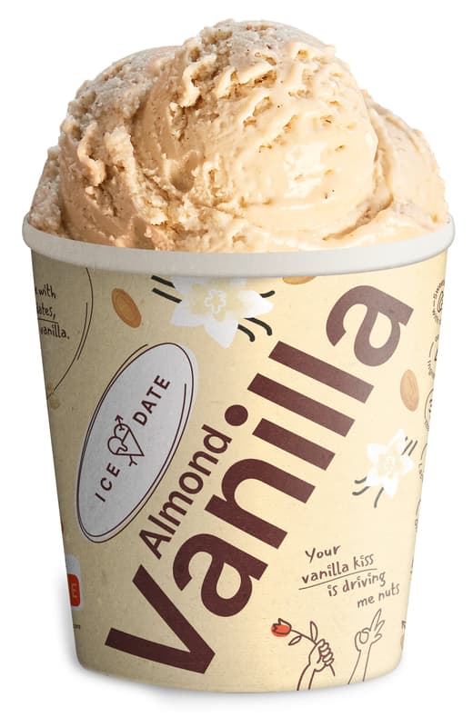 iceDate Organic Almond Vanilla Ice Cream