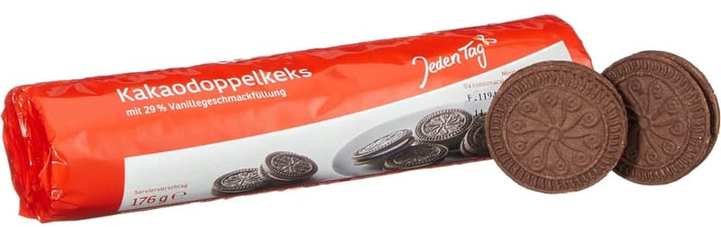 Jeden Tag Doppelkeks mit Vanillefüllung