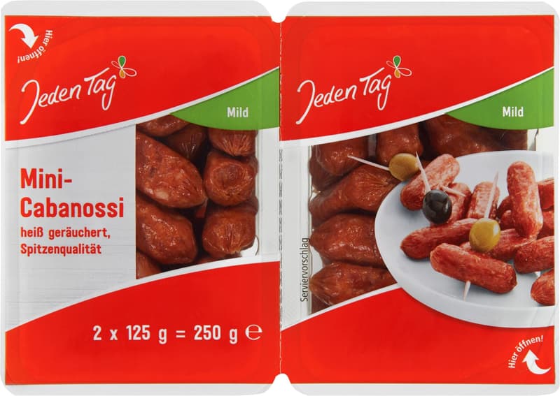 Jeden Tag Mini Cabanossi Mild