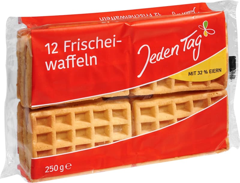 Jeden Tag Frischei-Waffeln