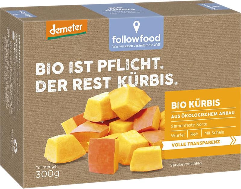 followfood BIO Kürbis-Würfel