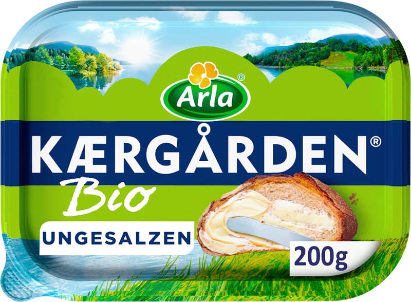 Arla Kaergarden Organic Unsalted, made with butter and rapeseed oil