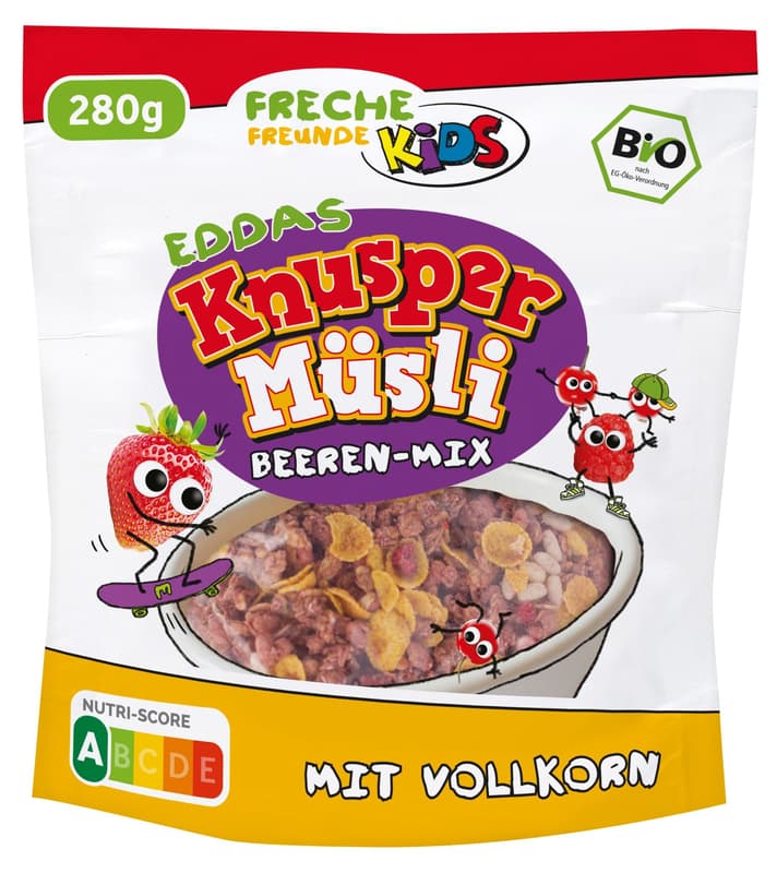 Freche Freunde Organic Eddas Crunchy Muesli - Berry Mix
