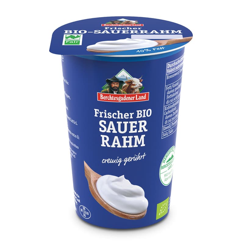 Berchtesgadener Land BIO Fair Sauerrahm cremig 10%