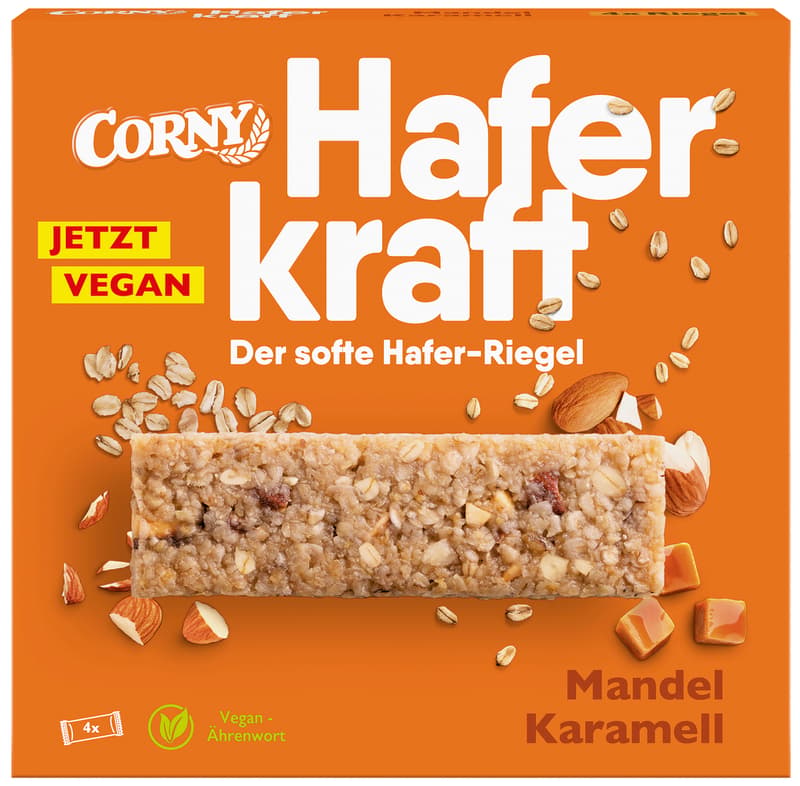 Corny oat power almond caramel