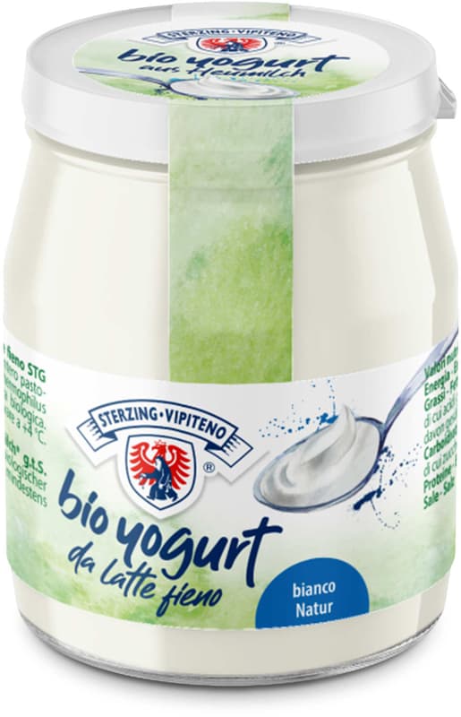Sterzing BIO Naturjoghurt aus Heumilch im Glas