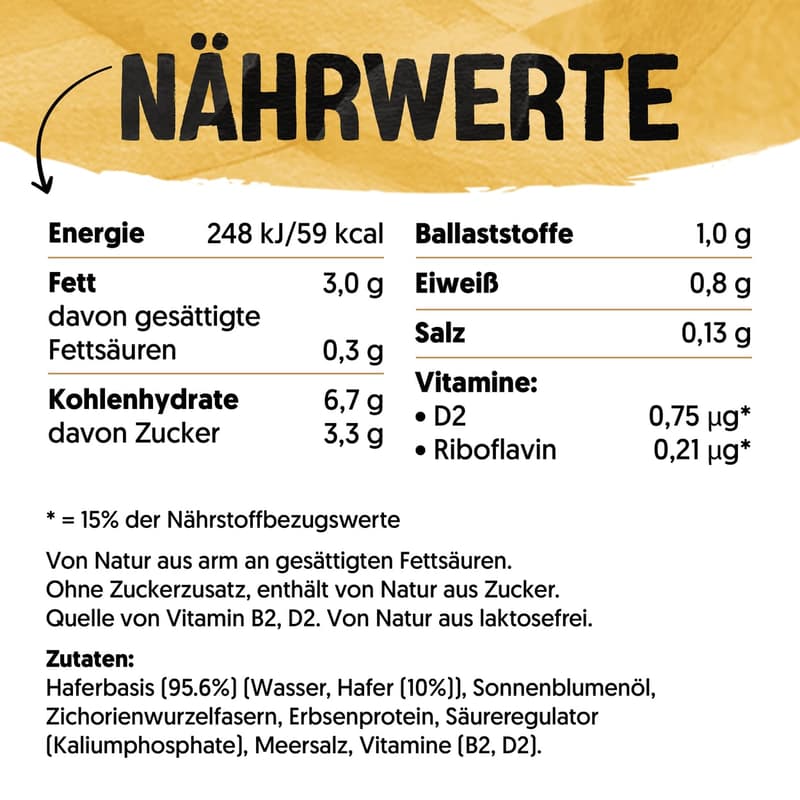 Alpro Barista Haferdrink VEGAN