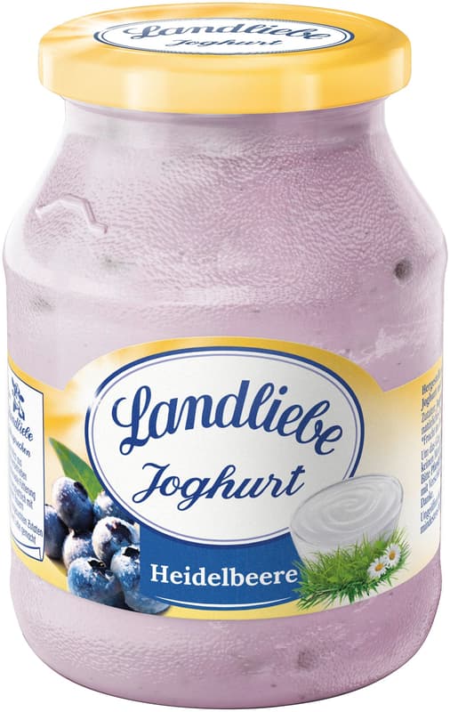 Landliebe Joghurt Heidelbeer Glas