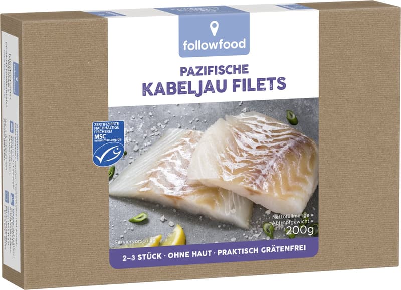 followfish MSC Cod fillets