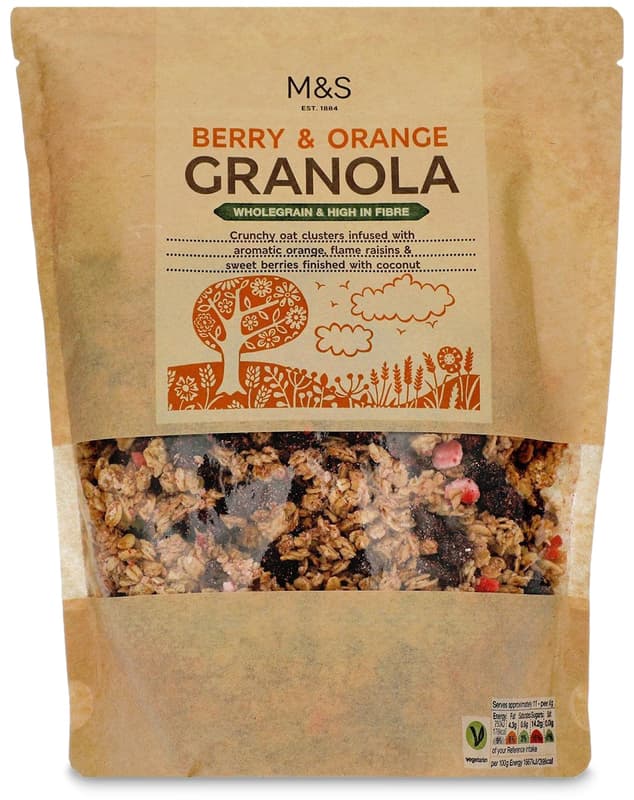 Marks & Spencer Berry & Orange Granola