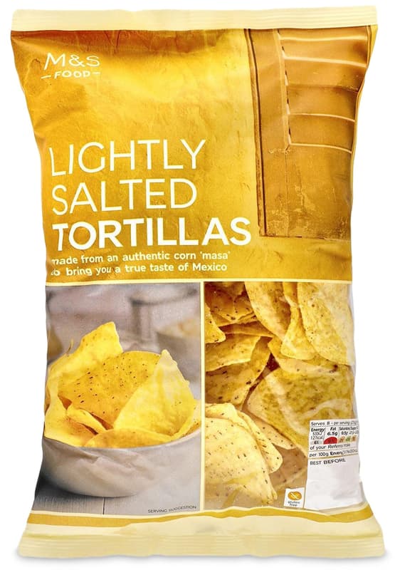 Marks & Spencer Lightly Salted Tortilla
