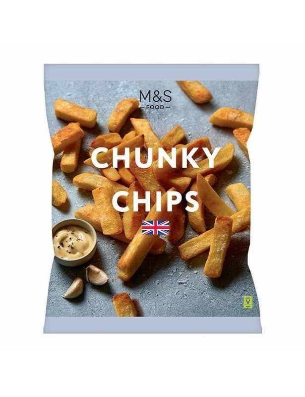 Marks & Spencer Chunky Chips in a light crisp batter