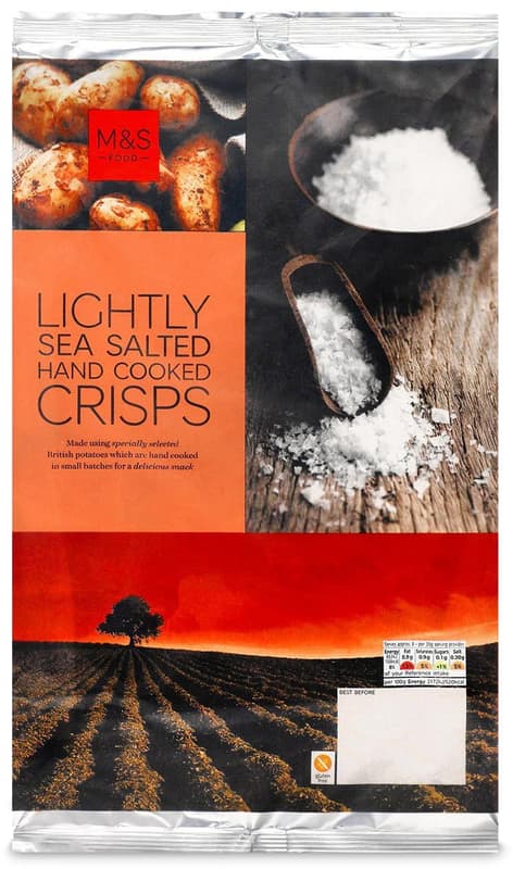Marks & Spencer Hand Cooked Lightly Salted Crisps