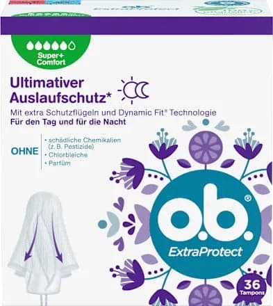 o.b. ExtraProtect Super plus Comfort Tampon