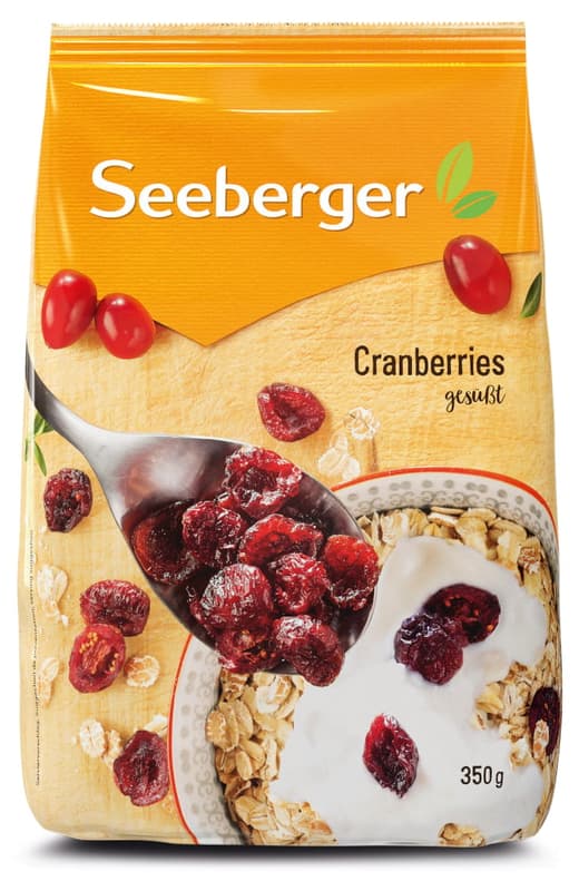 Seeberger Cranberries gesüßt