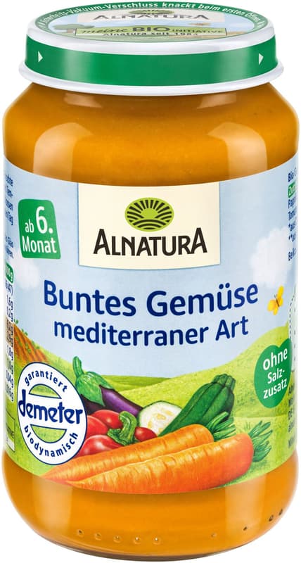 Alnatura BIO Mediterranean coloured vegetables