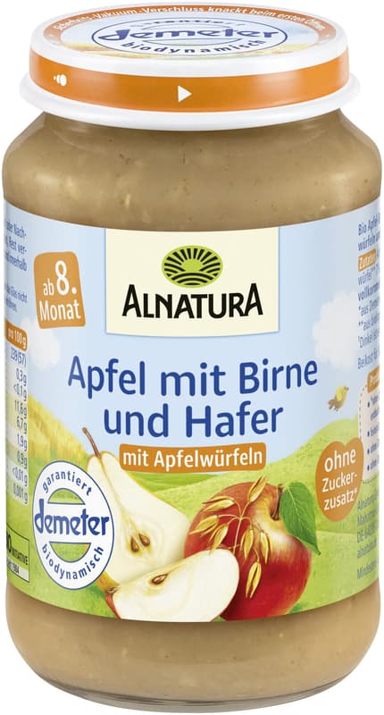 Alnatura BIO Apple with pear and oats