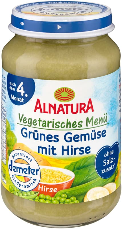 Alnatura BIO Grünes Gemüse mit Hirse