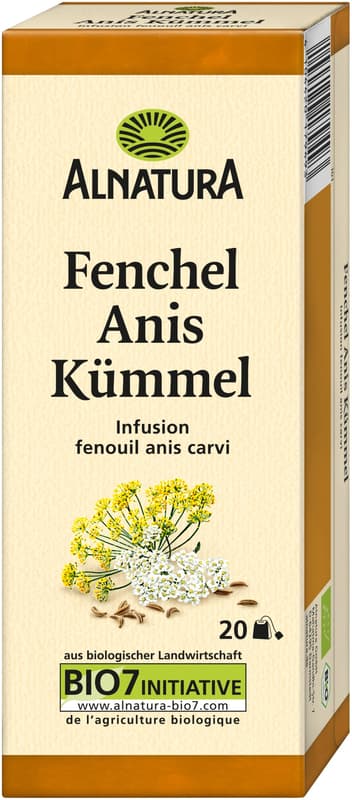 Alnatura BIO Fenchel, Anis und Kümmel-Tee