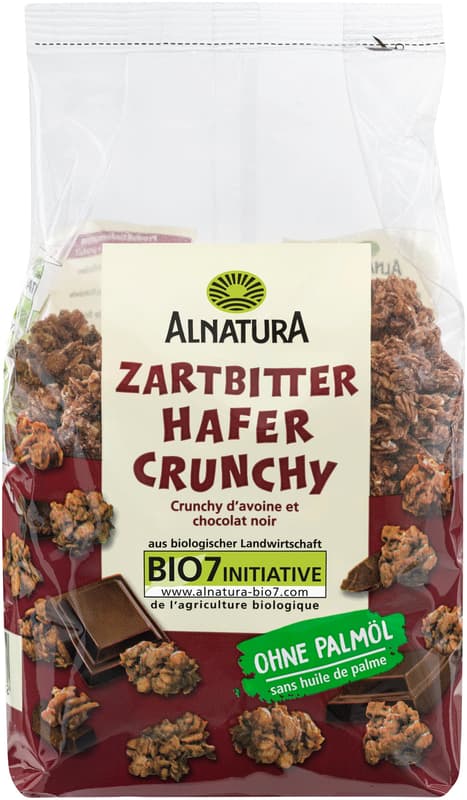 Alnatura BIO Crunchy Hafer mit dunkler Schokolade