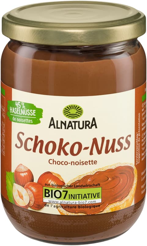 Alnatura Bio Schokolade und Haselnuss-Aufstrich